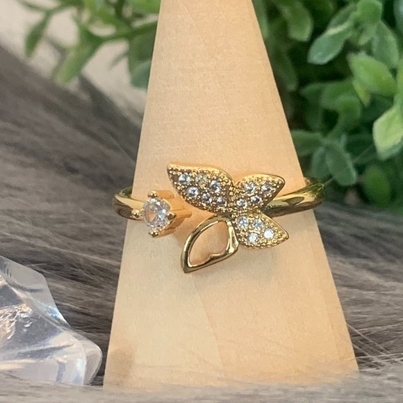 NEW Stainless Steel Butterfly Ring - Picture 4 of 4